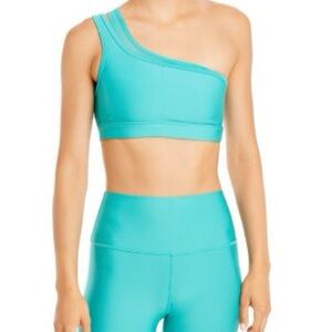 ALO Yoga One-Shoulder Airlift Excite  Sports Bra